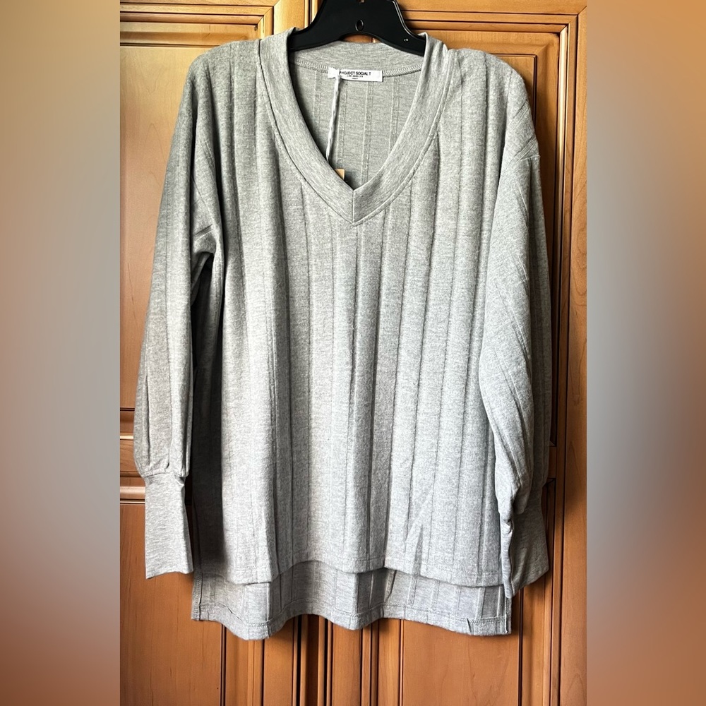 NWT Project Social T Rumi Wide Ribbed Tunic - Picture 6 of 10